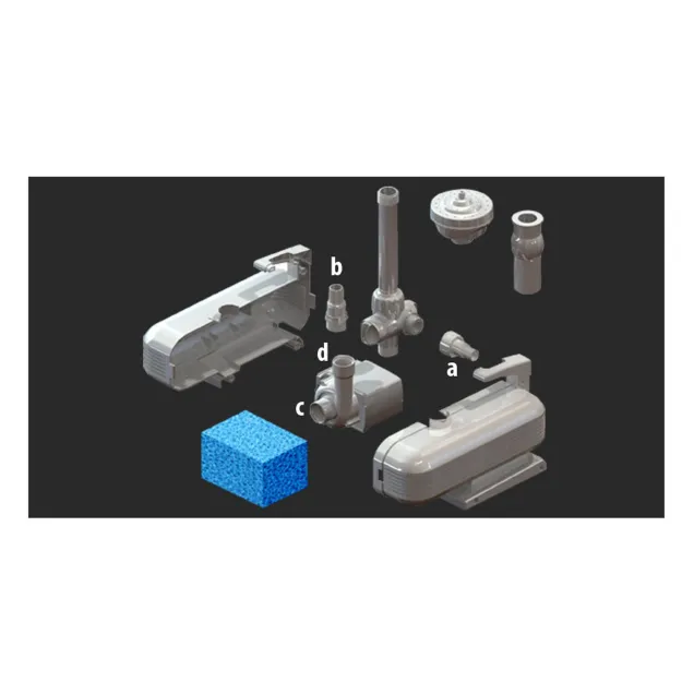 Newa Pond Fontana Advance 4500 lt Pompa per laghetto completa di giochi d'acqua