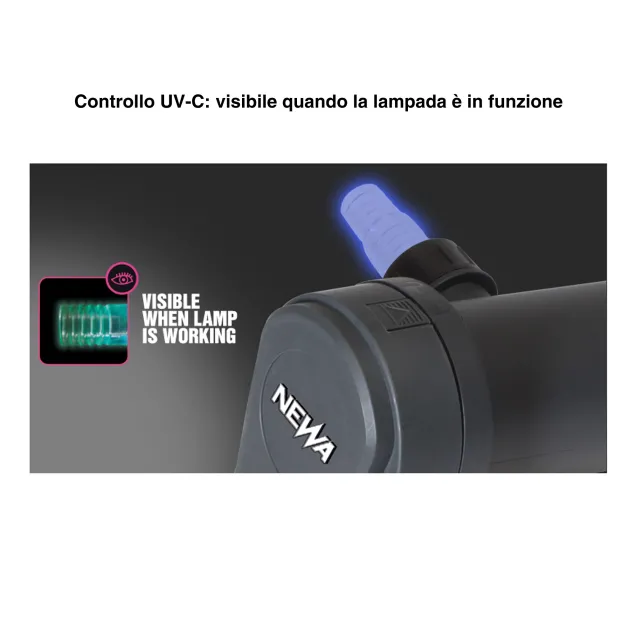 Newa Pond Pure light 11 W sterilizzatore lampada UVC per acquari e laghetti
