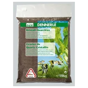 Dennerle 1730 Ghiaietto di Quarzo Marrone Scuro 10 Kg  per acquario
