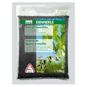 Dennerle 1731 Ghiaietto di Quarzo Grigio Antracite 10 Kg  per acquario