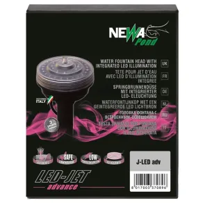 Newa Pond Jet Led 12 x 1 w luce bianca attacco 1" adatto per pompe ADV 4500-6000-8000 2