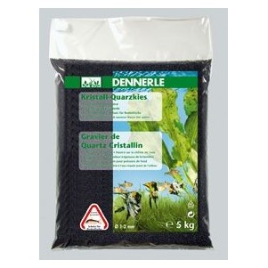 Dennerle 1755 Ghiaietto di Quarzo Nero Diamante 5kg per acquario