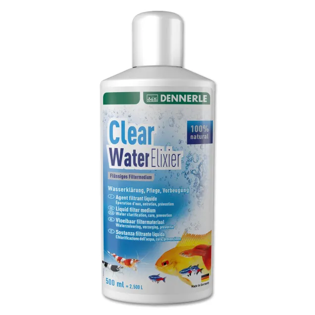 Dennerle Clear Water Elixier Biocondizionatore Chiarificante per acquario