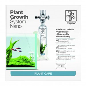 Tropica CO2 System Nano impianto di CO2 per acquario fino a 200 litri