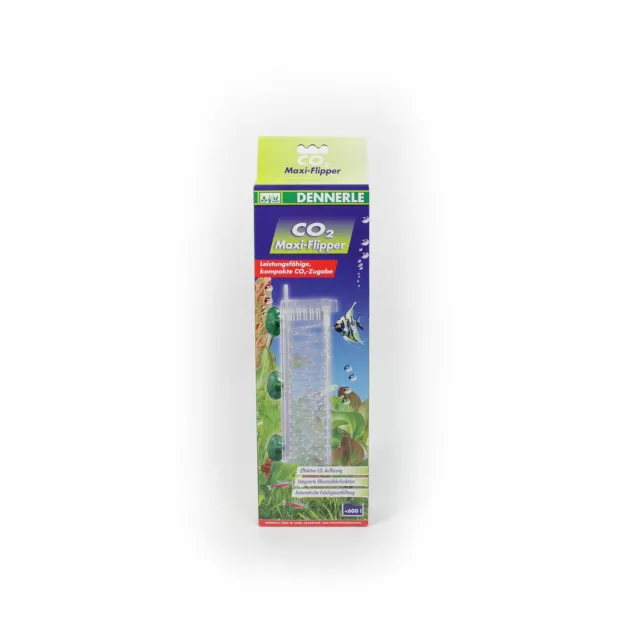 Dennerle 3070 Profi Line CO2 Maxi Flipper per Acquari fino a 600 lt diffusore anidride carbonica in acquario