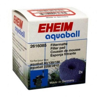 Eheim 2616085 Ricambio Spugna Maglie Larghe Blue per Filtri Interni Aquaball 60/130/180 - 2 Pezzi