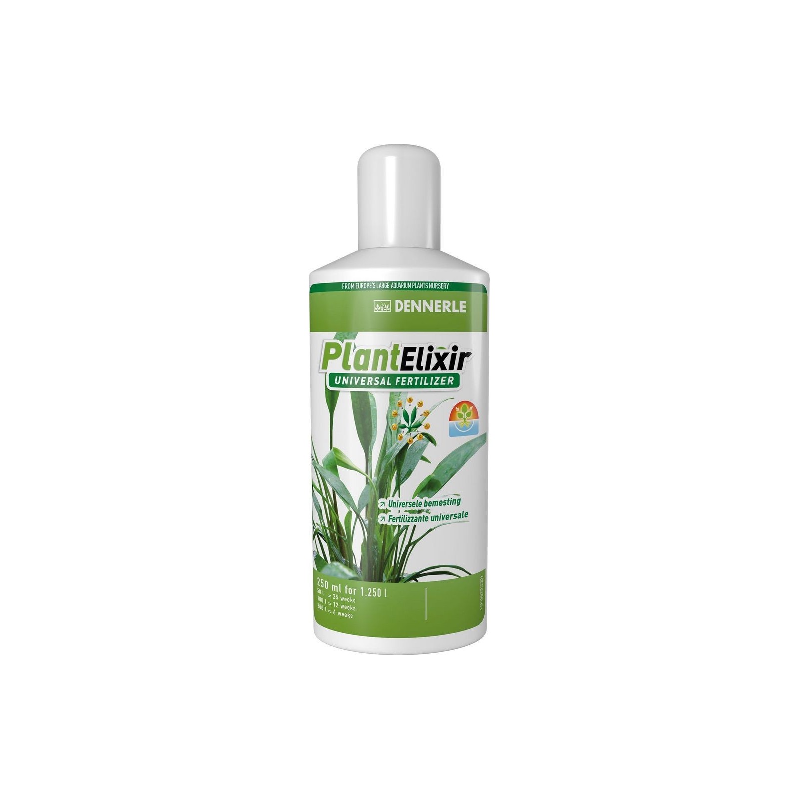 Dennerle 4539 Plant Elixir 250 ml fertilizzante completo per plantacquari