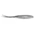 Forbice curved spring taglio orizzontale in acciaio da 16 cm