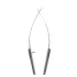 Forbice curved spring taglio orizzontale in acciaio da 16 cm