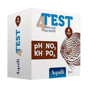 Aquili test per acquario 4 in 1 PH- KH - NO3 - PO4