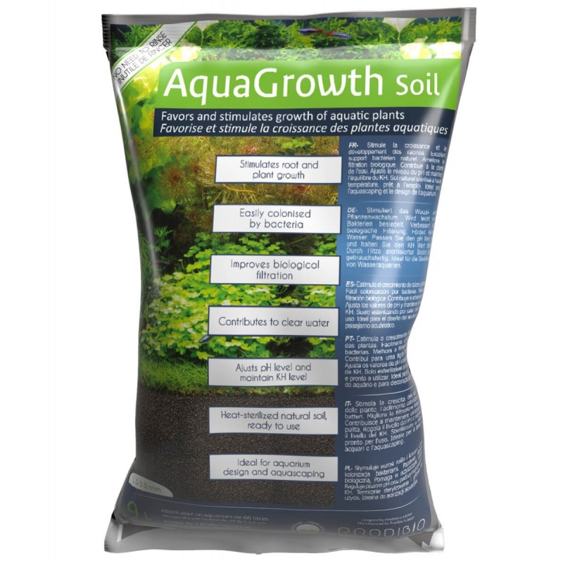 Prodibio AquaGrowth Soil 9 lt fondo fertile per acquario