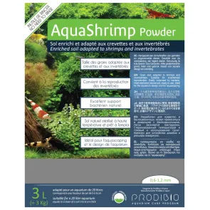 Prodibio AquaShrimp Powder fondo specifico per caridine 3 lt