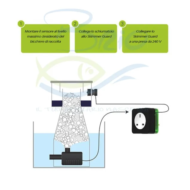 D-D Skimmer guardian H2ocean controller per schiumatoio